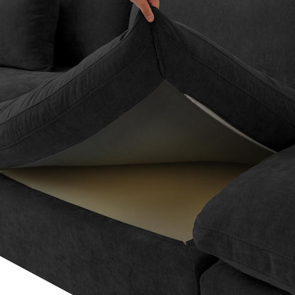 Linen Modular Sectional Sofa – Cloud Comfort Design