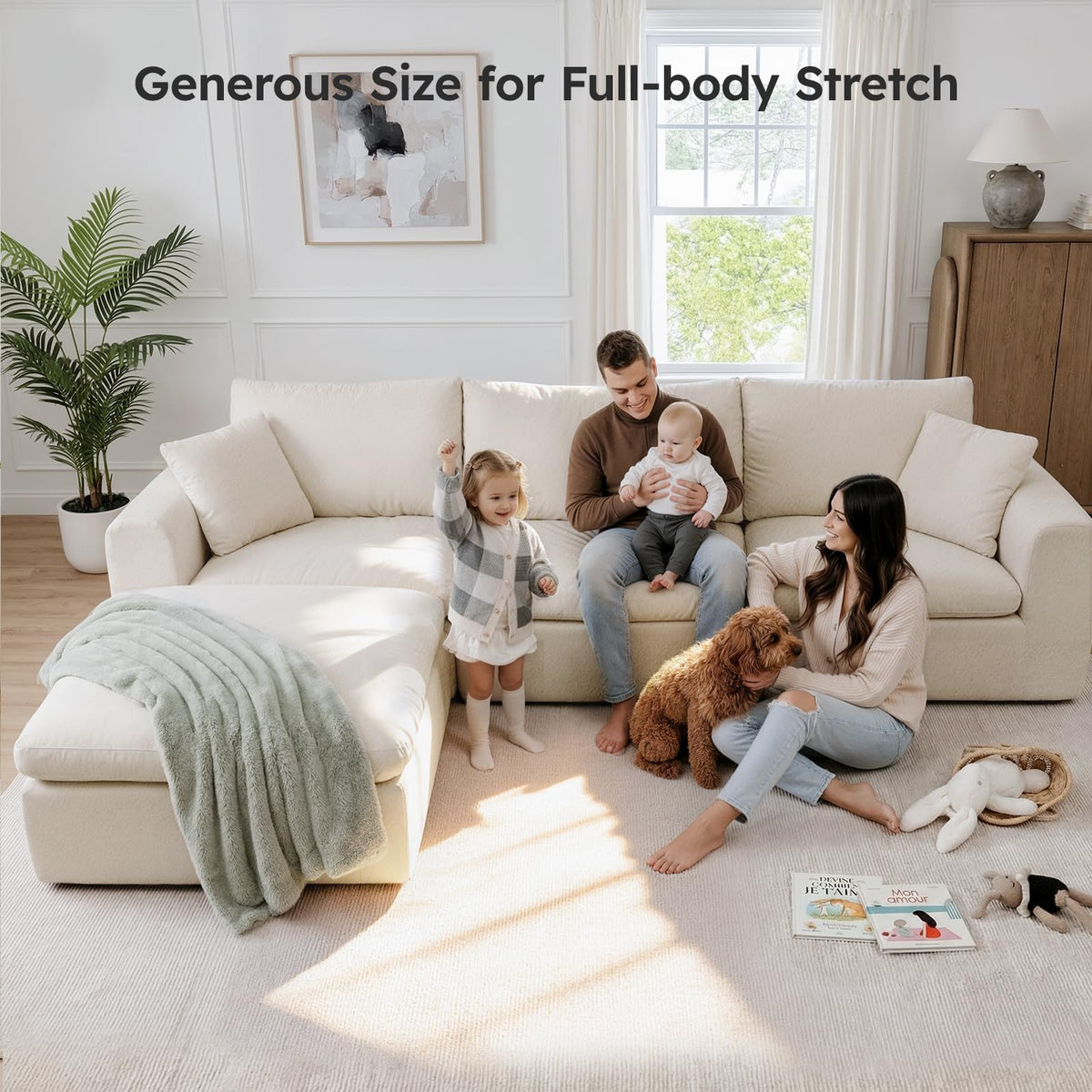 Boneless Sofa – Deep Seat Cloud Lounge Design