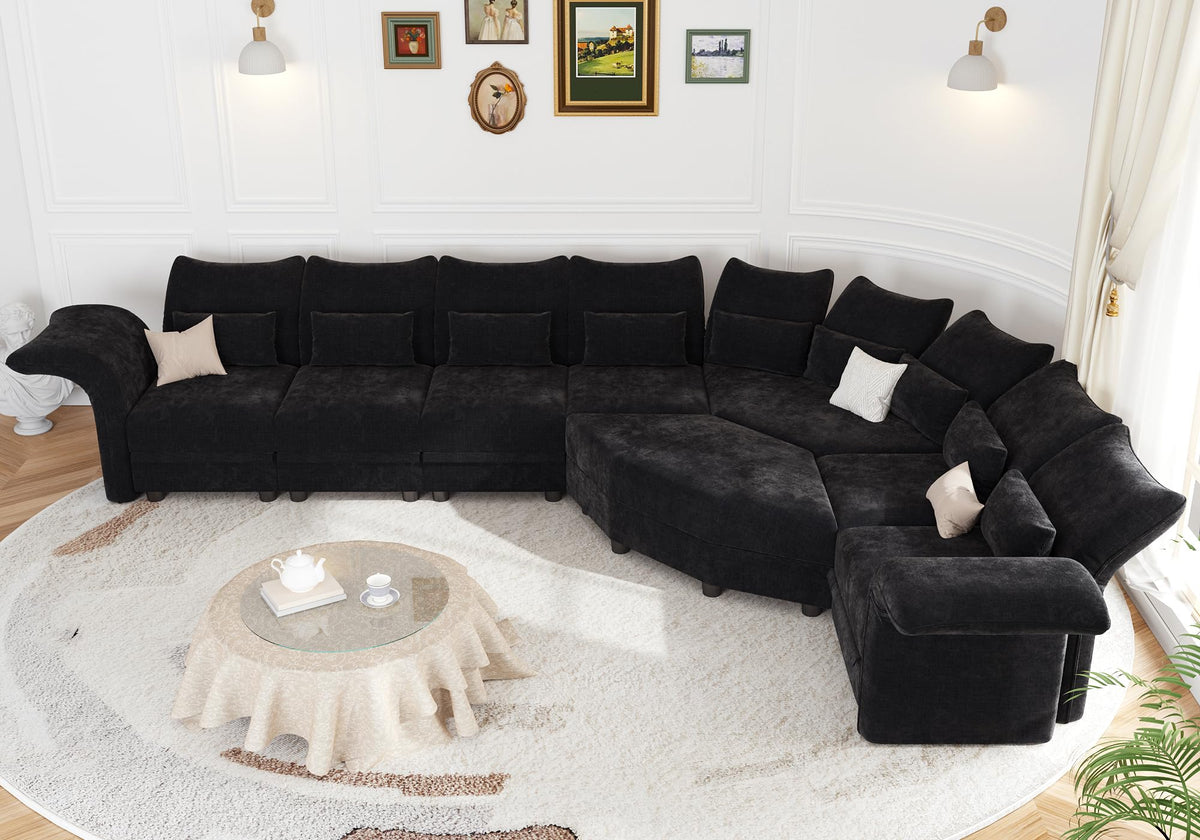 U-Shaped Sectional Sofa – Modern Lounge Design