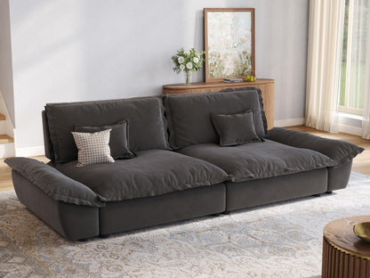 Oversized Modular Sectional Sofa – Deep Seat Design