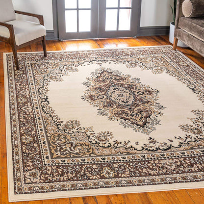 Unique Loom Reza Collection Traditional Persian Style Area Rug
