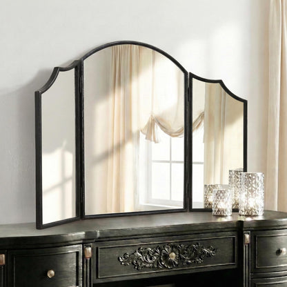 Gold Wall Mirror – Metal Frame Vanity Design