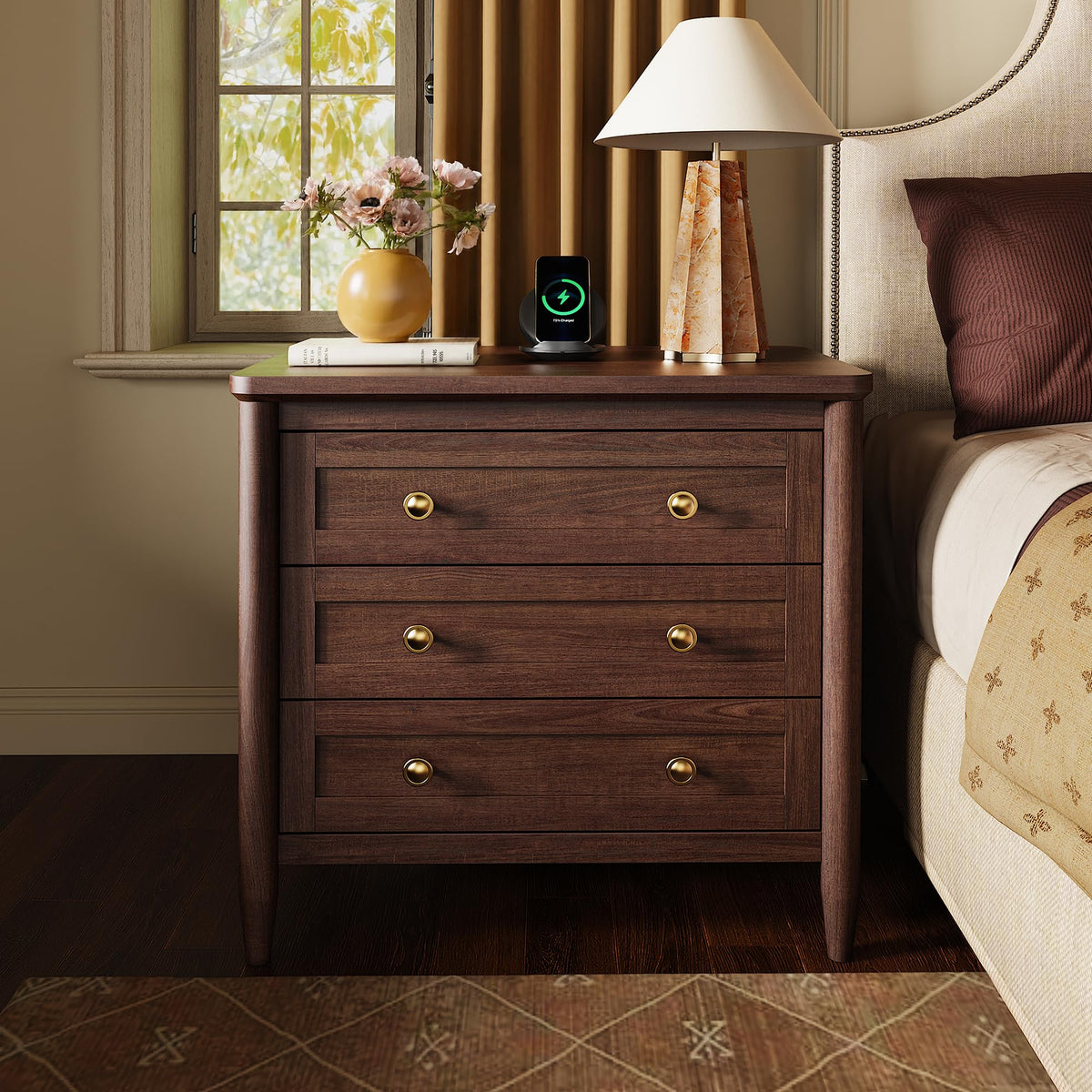 Modern Nightstand – Minimalist Bedside Storage
