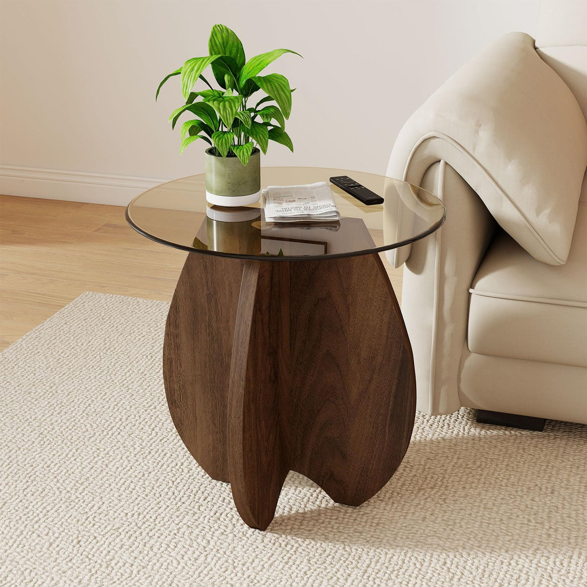 Tempered Glass Coffee and Side Table Set