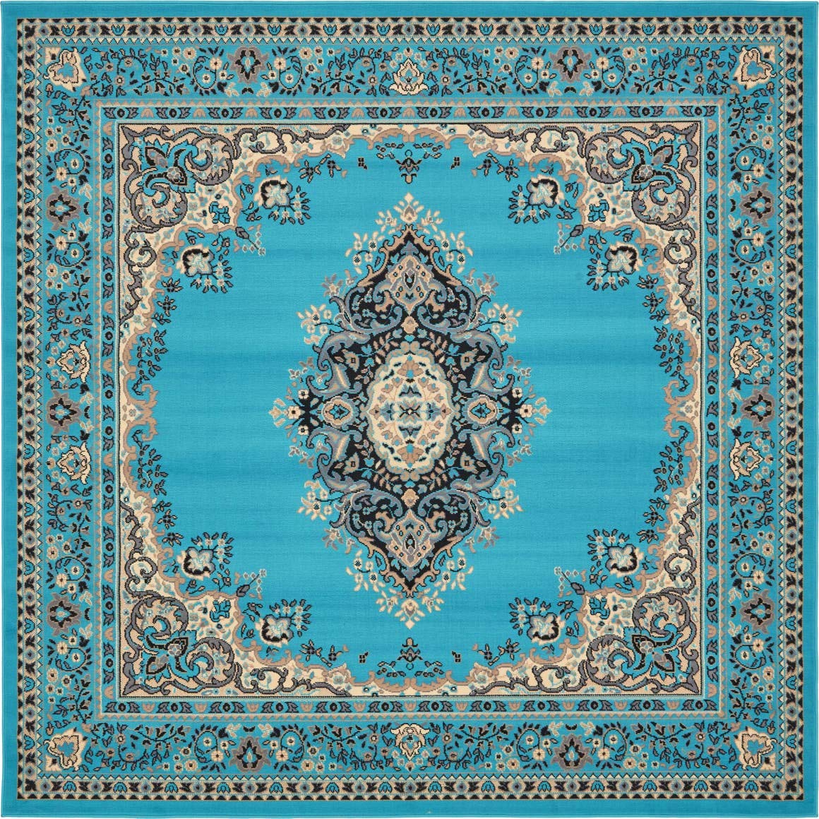 Unique Loom Reza Collection Traditional Persian Style Area Rug