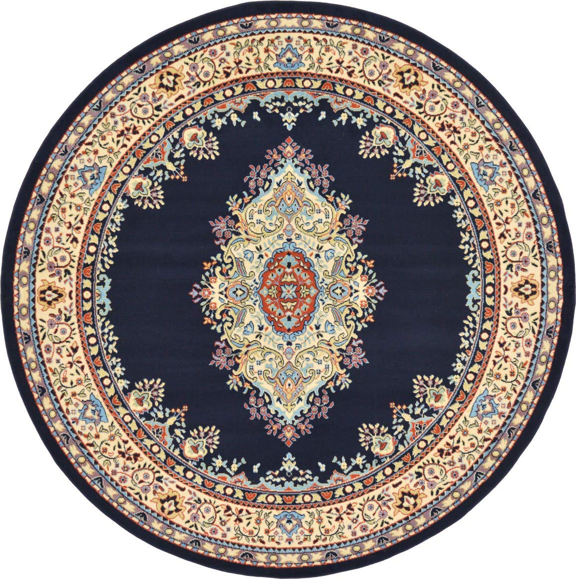 Unique Loom Reza Collection Traditional Persian Style Area Rug