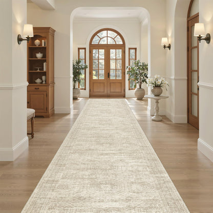 Washable Area Rug with Non Slip Backing