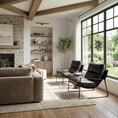 Modern Accent Armchair – Sculpted Lounge Design