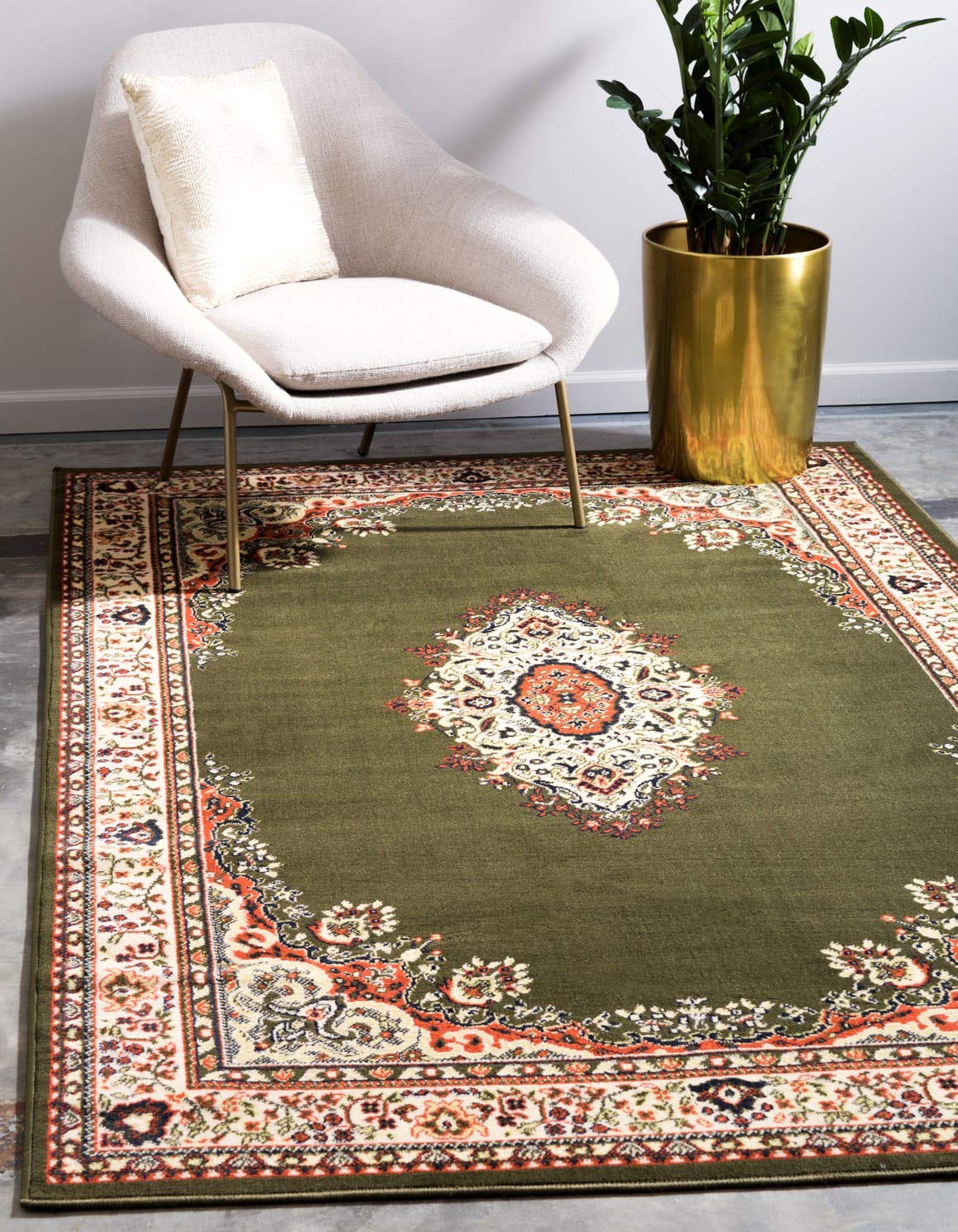 Unique Loom Reza Collection Traditional Persian Style Area Rug