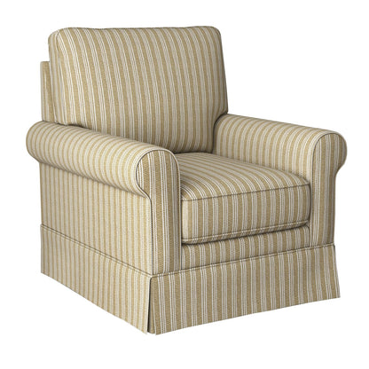 Mid-Century Swivel Barrel Chair – Modern Accent