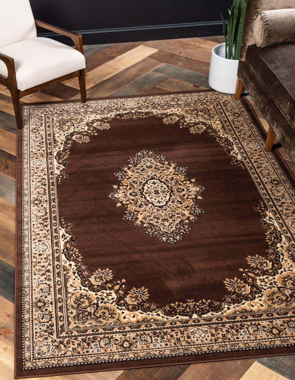 Unique Loom Reza Collection Traditional Persian Style Area Rug