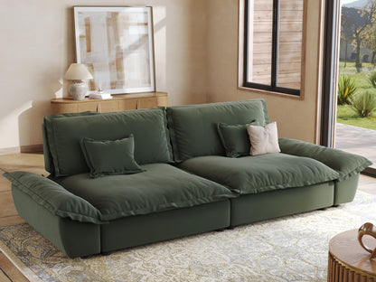Oversized Modular Sectional Sofa – Deep Seat Design