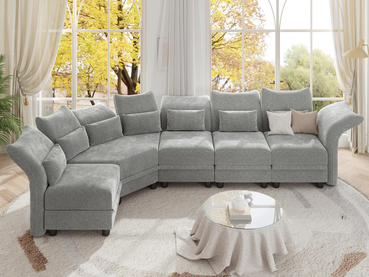 U-Shaped Sectional Sofa – Modern Lounge Design