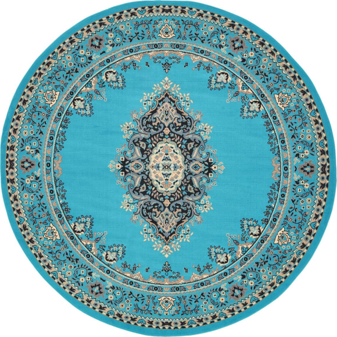 Unique Loom Reza Collection Traditional Persian Style Area Rug