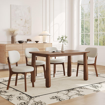 Sintered Stone Dining Table Set for 6