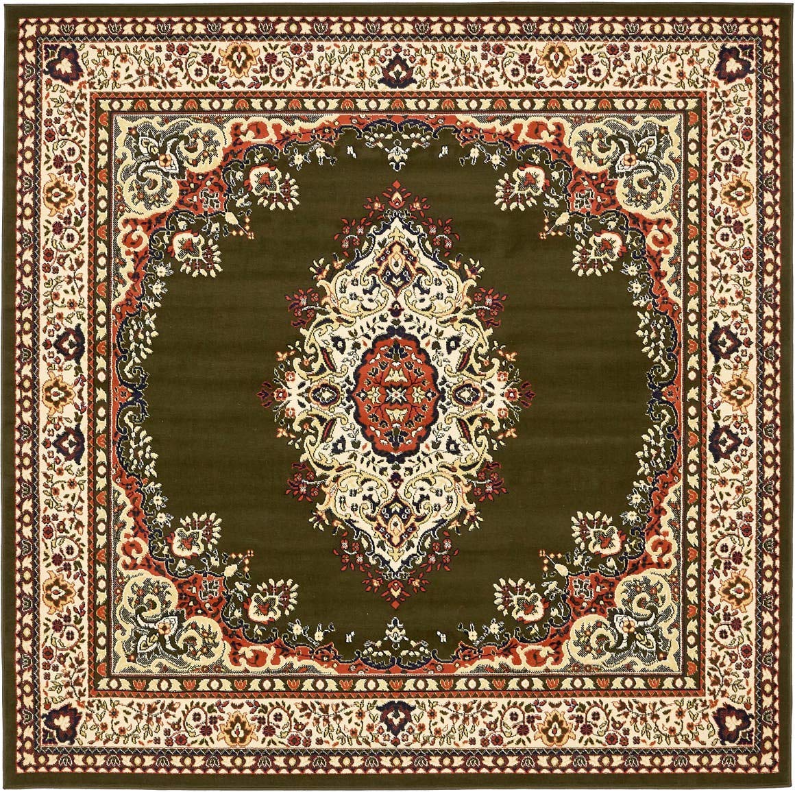 Unique Loom Reza Collection Traditional Persian Style Area Rug