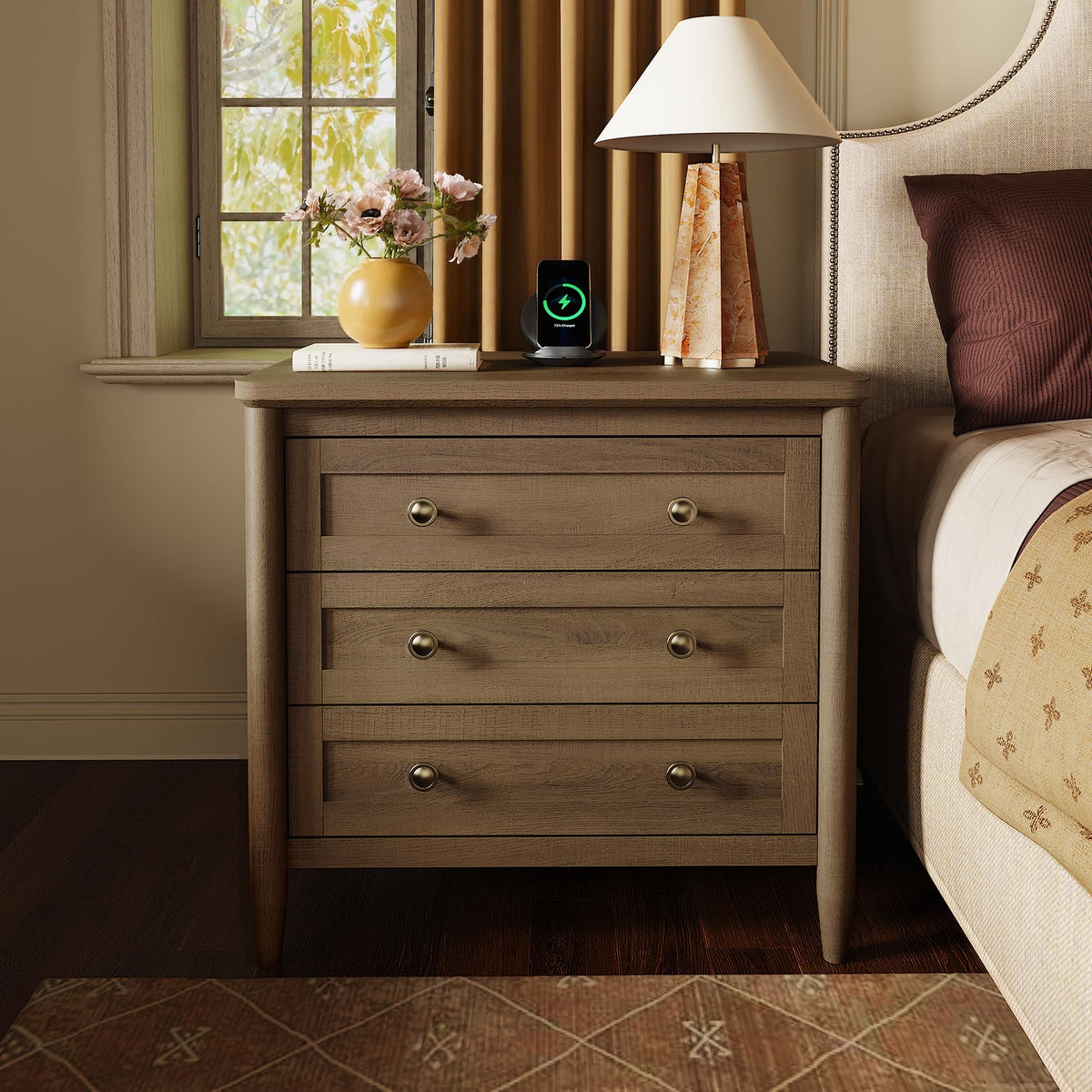 Modern Nightstand – Minimalist Bedside Storage