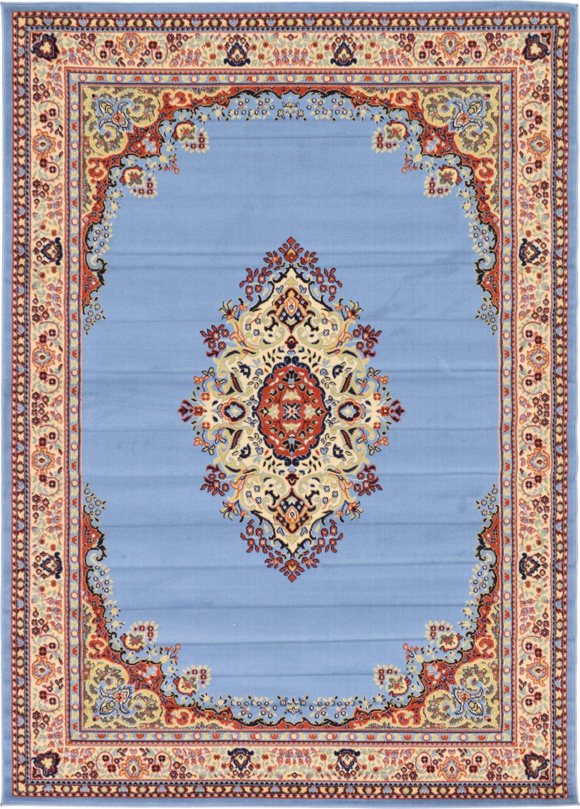 Unique Loom Reza Collection Traditional Persian Style Area Rug