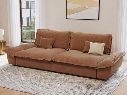 Oversized Modular Sectional Sofa – Deep Seat Design