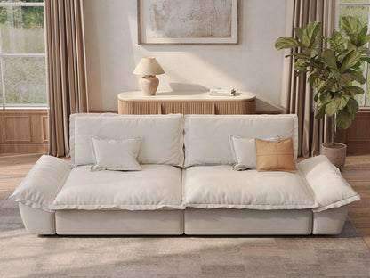 Oversized Modular Sectional Sofa – Deep Seat Design