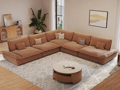Oversized Modular Sectional Sofa – Deep Seat Design