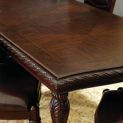 Extendable Dining Table Set with 10 Chairs