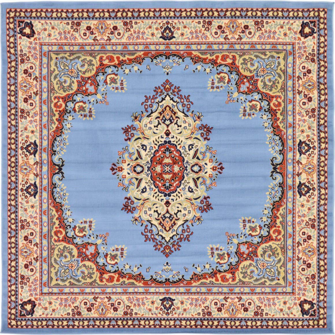Unique Loom Reza Collection Traditional Persian Style Area Rug