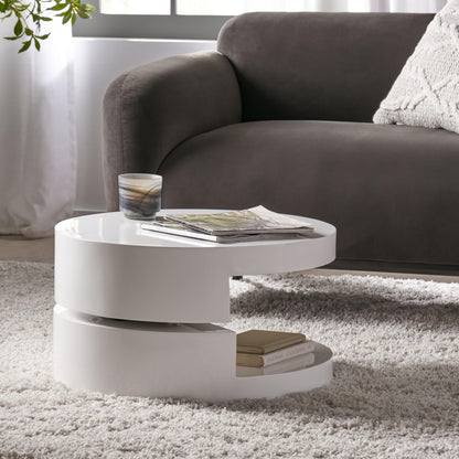 Modern Coffee Table with Sculptural Design