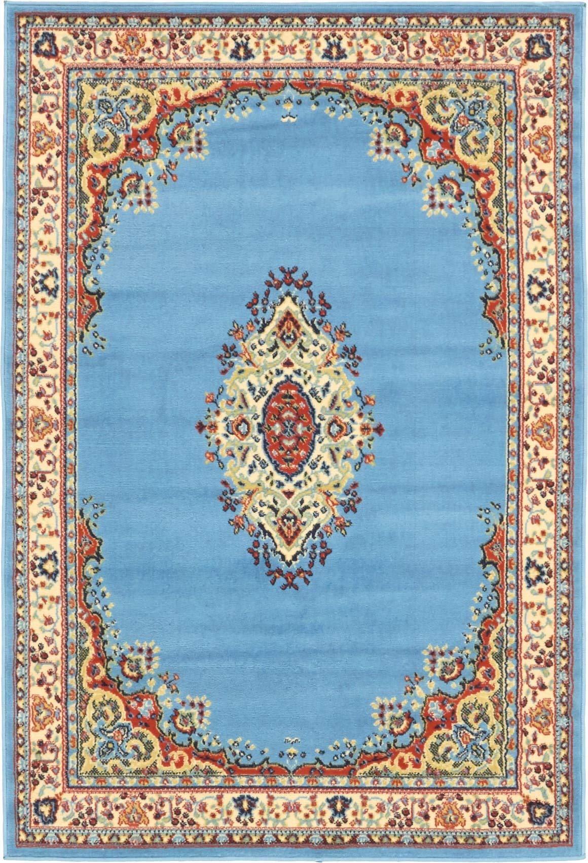 Unique Loom Reza Collection Traditional Persian Style Area Rug