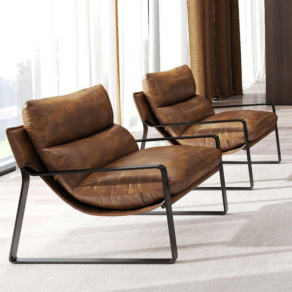 Modern Accent Armchair – Sculpted Lounge Design