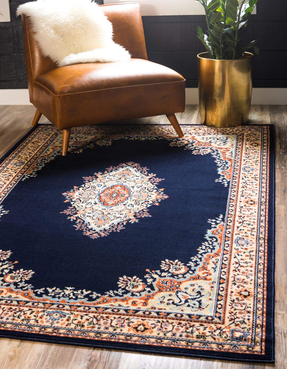 Unique Loom Reza Collection Traditional Persian Style Area Rug