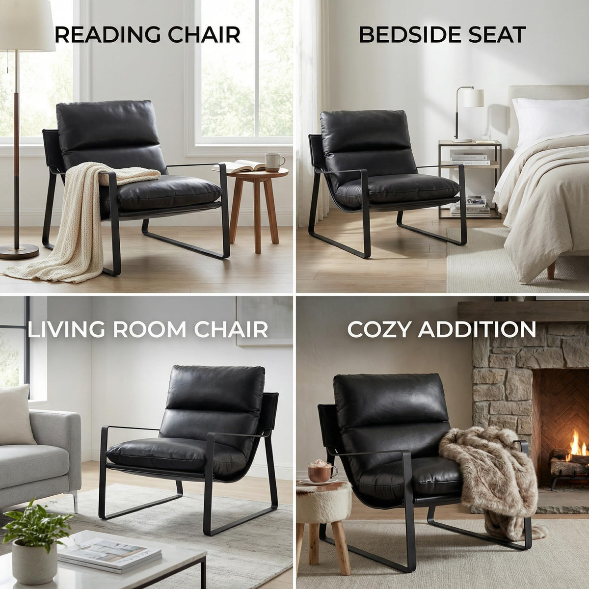 Modern Accent Armchair – Sculpted Lounge Design
