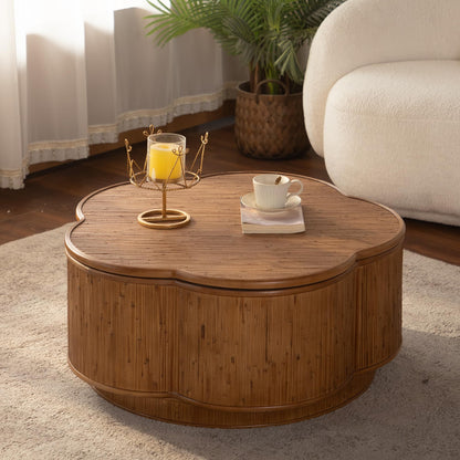 Modern Coffee Table with Sculptural Design