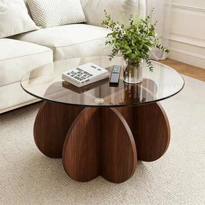 Tempered Glass Coffee and Side Table Set