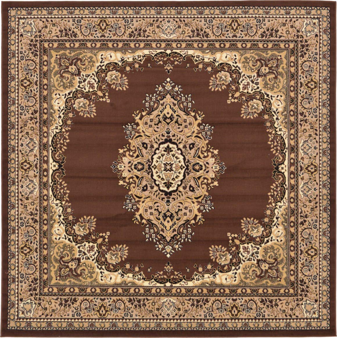 Unique Loom Reza Collection Traditional Persian Style Area Rug