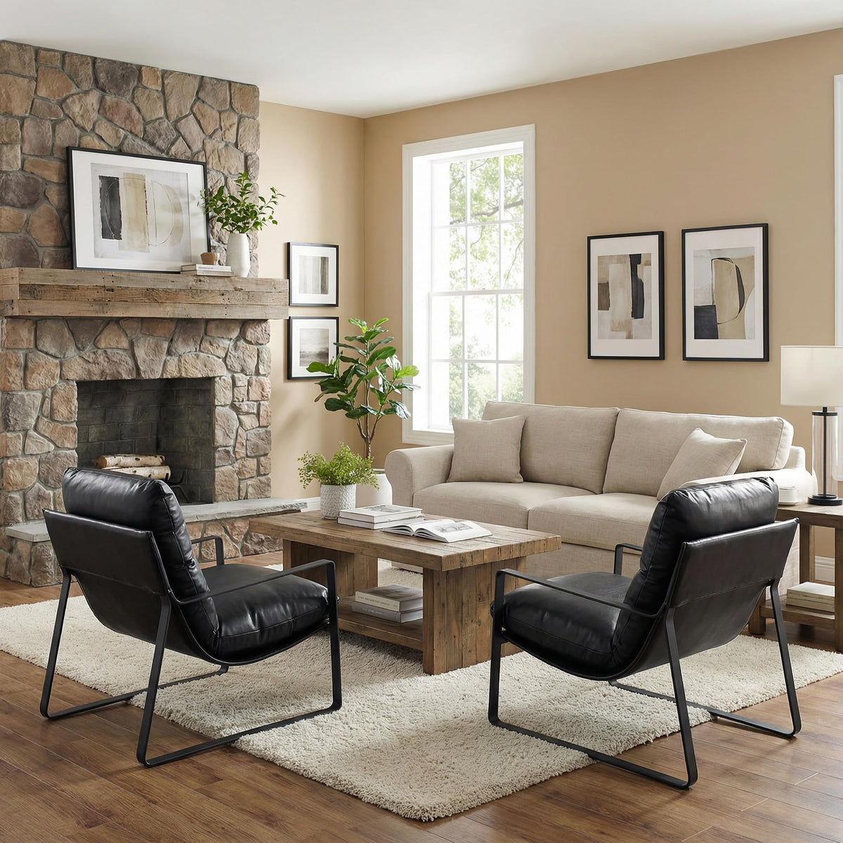 Modern Accent Armchair – Sculpted Lounge Design