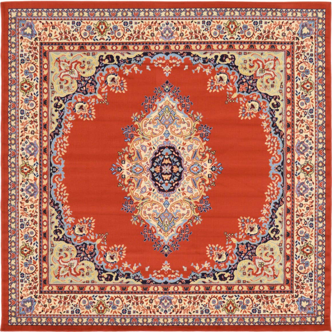 Unique Loom Reza Collection Traditional Persian Style Area Rug