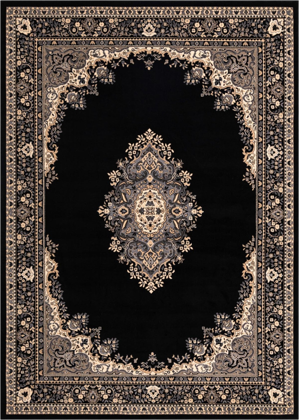 Unique Loom Reza Collection Traditional Persian Style Area Rug