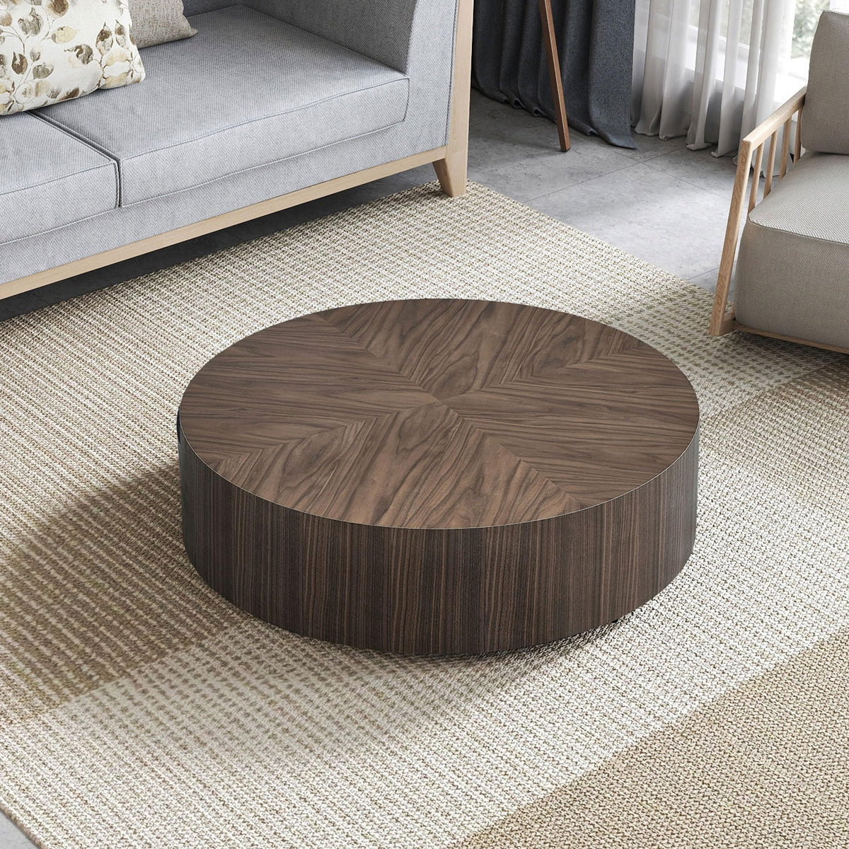 Modern Coffee Table with Sculptural Design