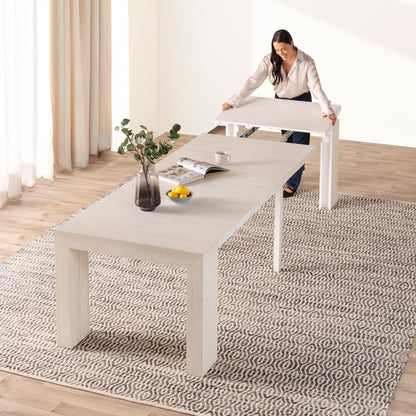 Solid Wood Extendable Dining Table for 2 to 12
