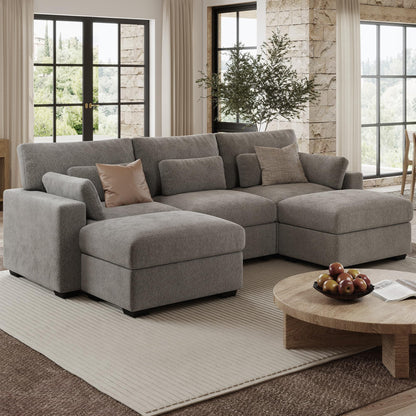 WorthFurni Modular Sectional Sofa