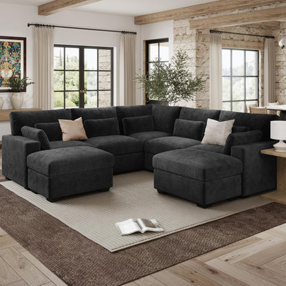 WorthFurni Modular Sectional Sofa