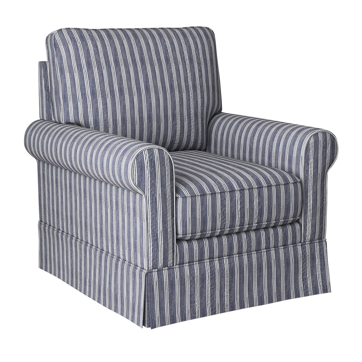 Mid-Century Swivel Barrel Chair – Modern Accent