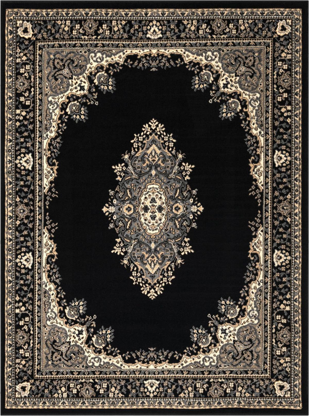 Unique Loom Reza Collection Traditional Persian Style Area Rug