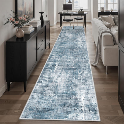 Washable Area Rug with Non Slip Backing