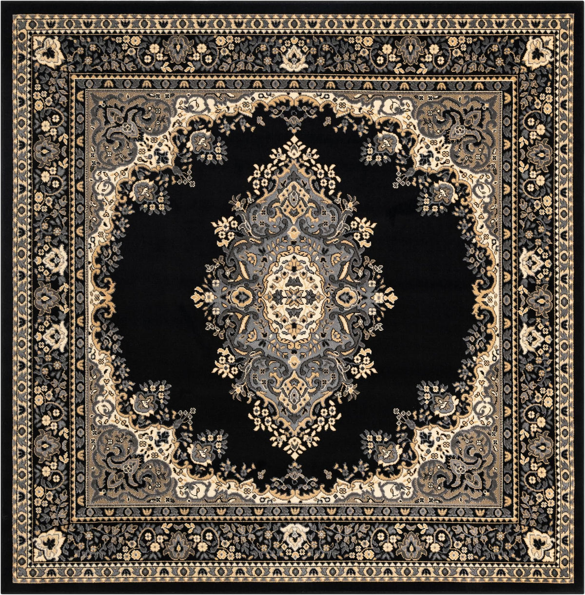 Unique Loom Reza Collection Traditional Persian Style Area Rug