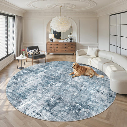 Washable Area Rug with Non Slip Backing