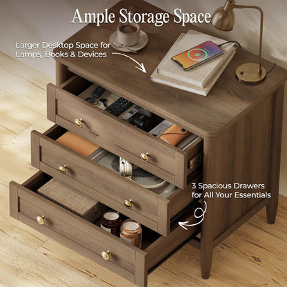 Modern Nightstand – Minimalist Bedside Storage
