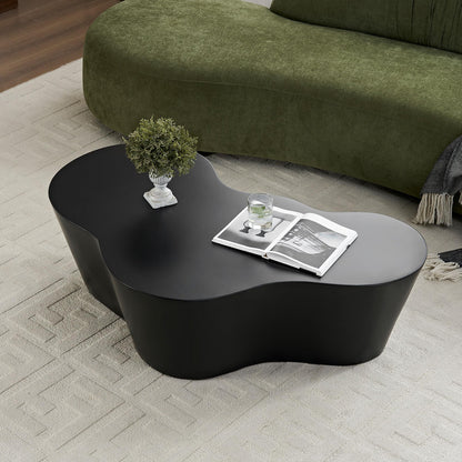 Round Fiberglass Coffee Table with Modern Design