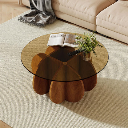 Tempered Glass Coffee and Side Table Set